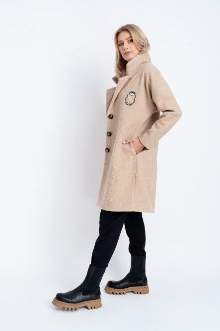 Płaszcz Teddy Beige