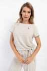 Bluzka Idalia Stripes Beige 24