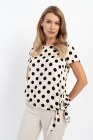 Bluzka Idalia Dots Beige 24