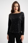 Bluzka Alexis Sparkle Black AW25