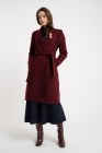 Płaszcz Nessa Burgund AW25