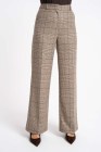 Spodnie Wide Brown Grid AW26