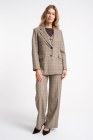 Marynarka Alka Brown Grid AW26
