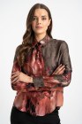 Bluzka Vera Khaki Flowers AW26