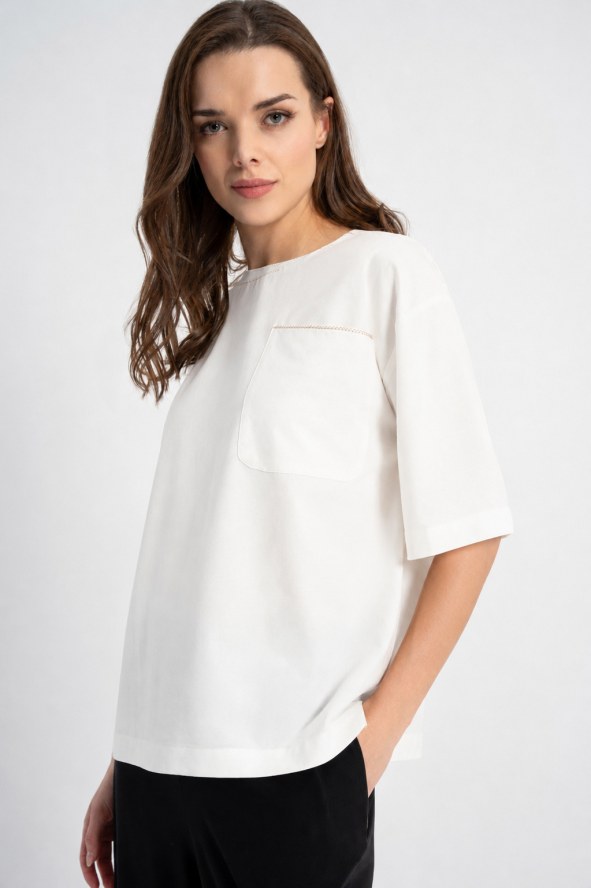 Bluzka Mina White SS26