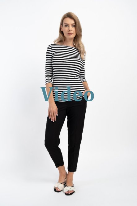 Bluzka Zora Stripes Black 24