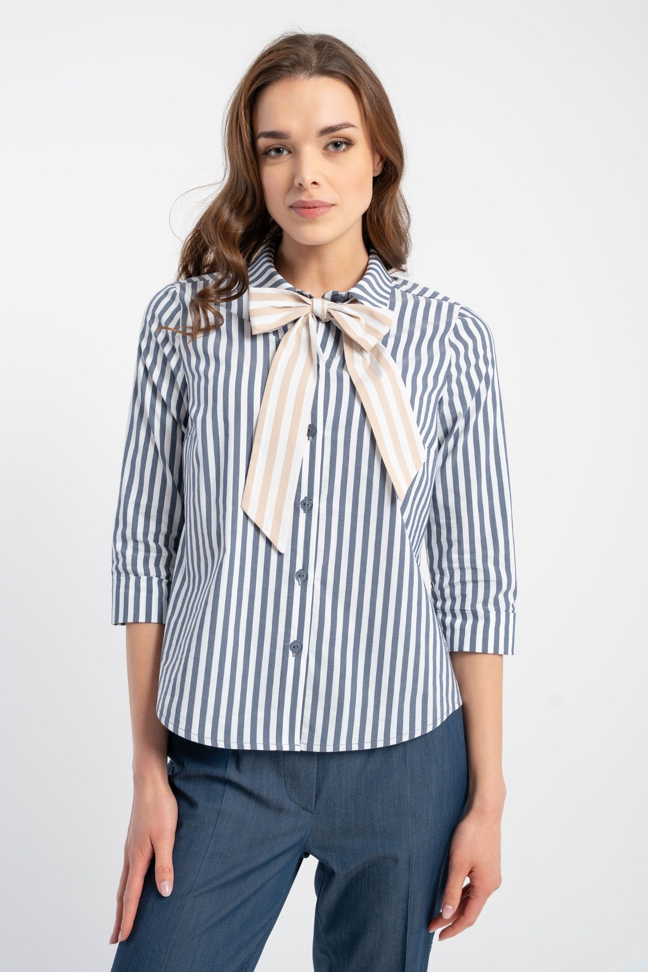 Bluzka Una Graphite Stripes SS 25