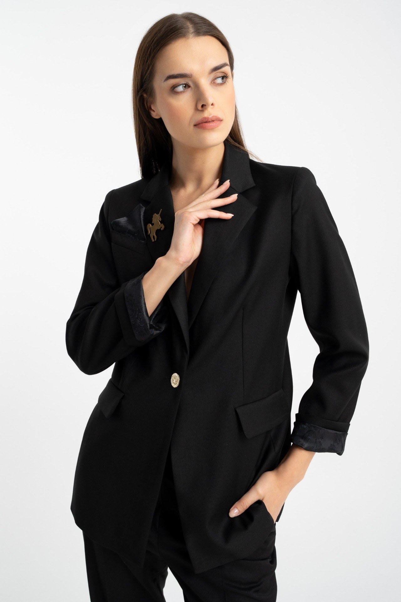 Marynarka Mona Royal Black AW25