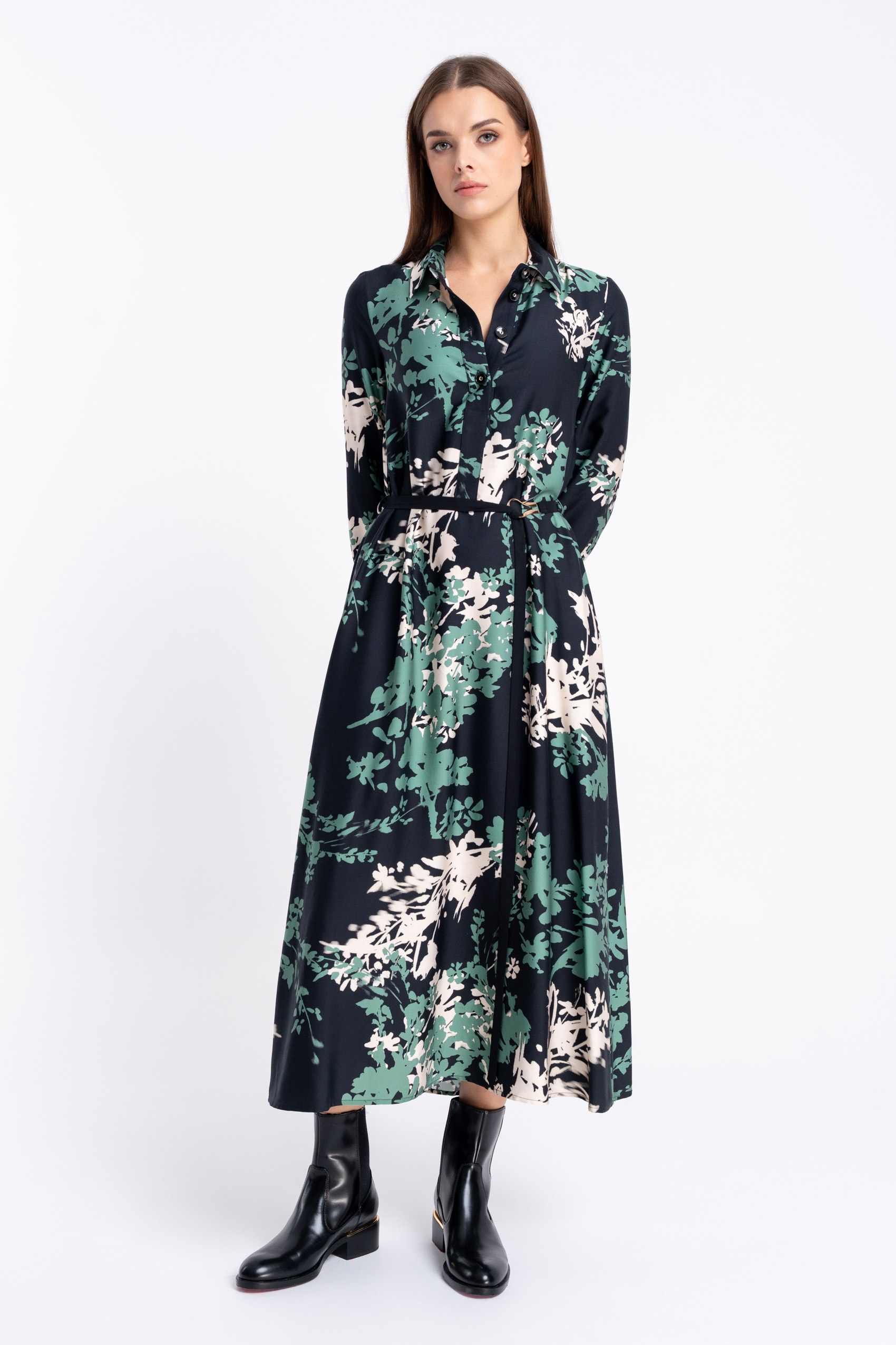 Sukienka Hania Green Flowers AW25