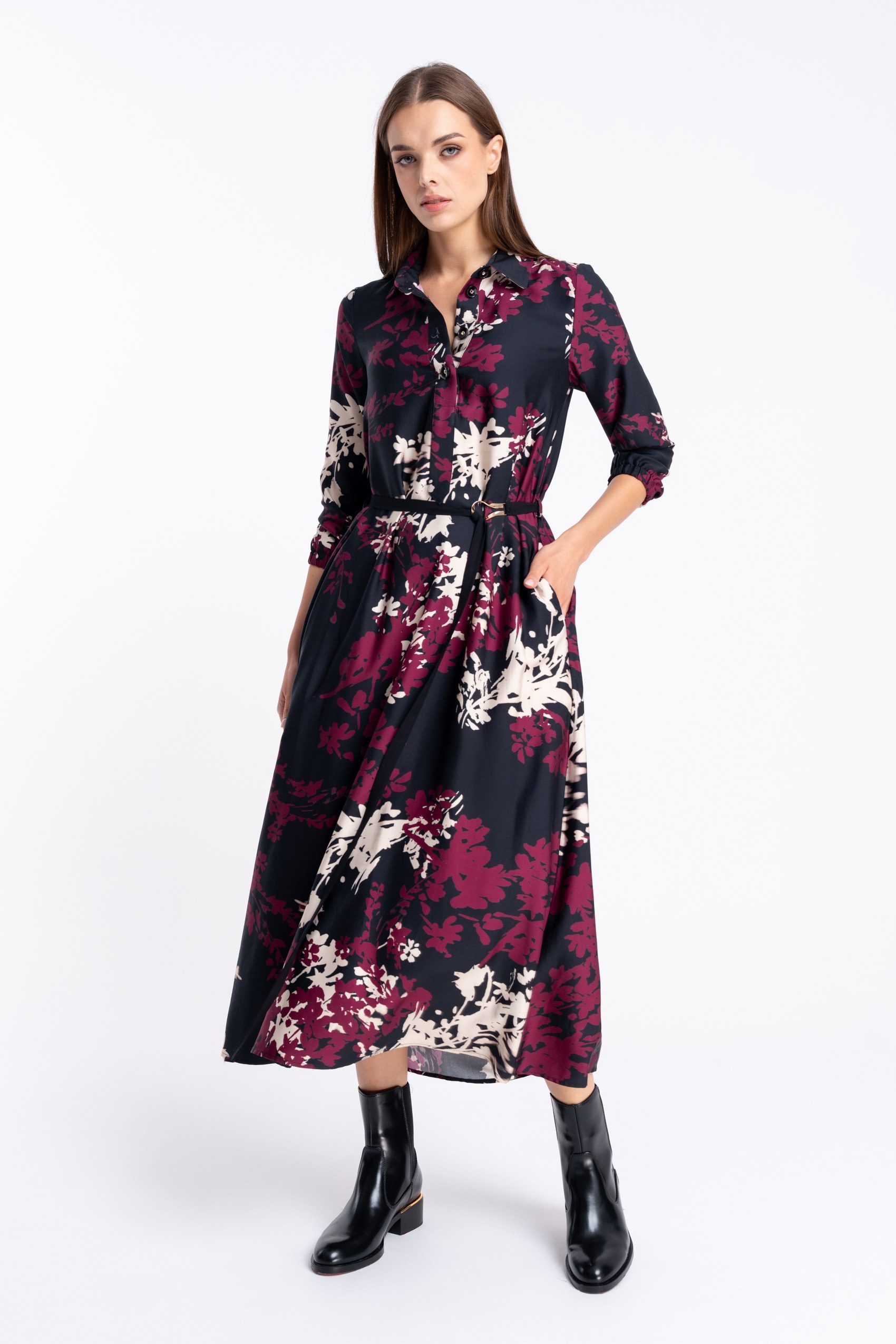 Sukienka Hania Purple Flowers AW25