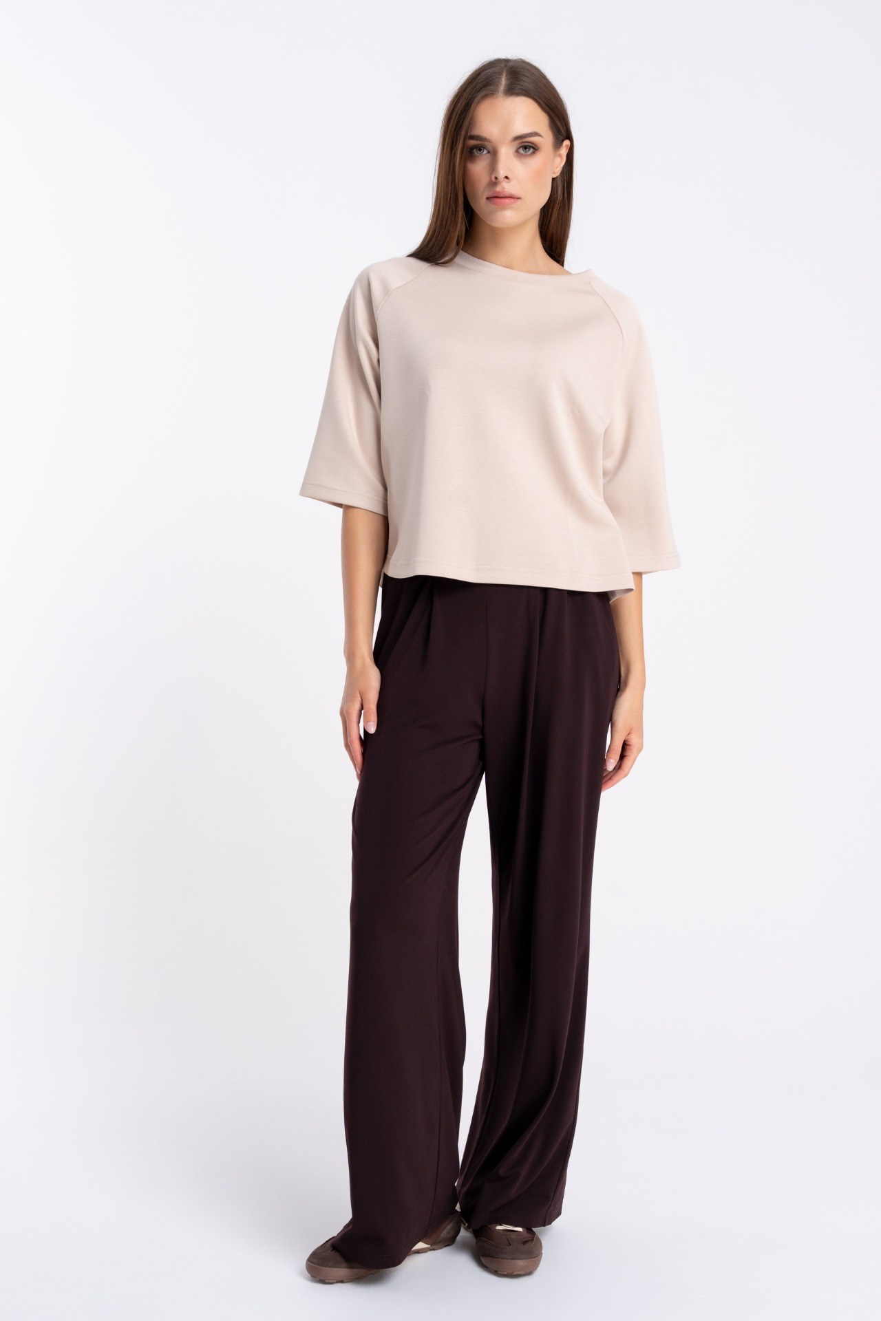 Bluzka Katia Beige AW25