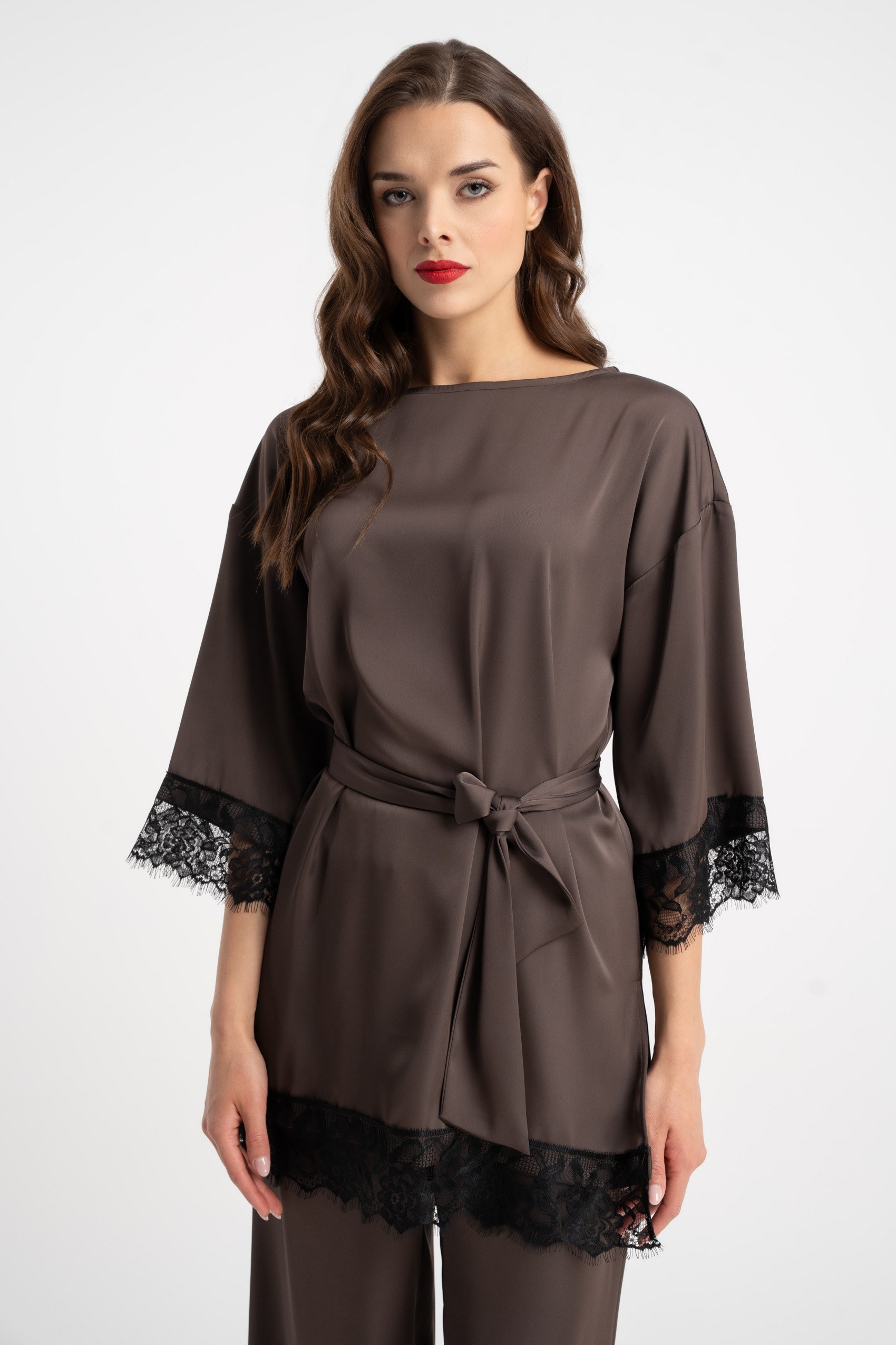 Tunika Rumba Satin Brown AW25