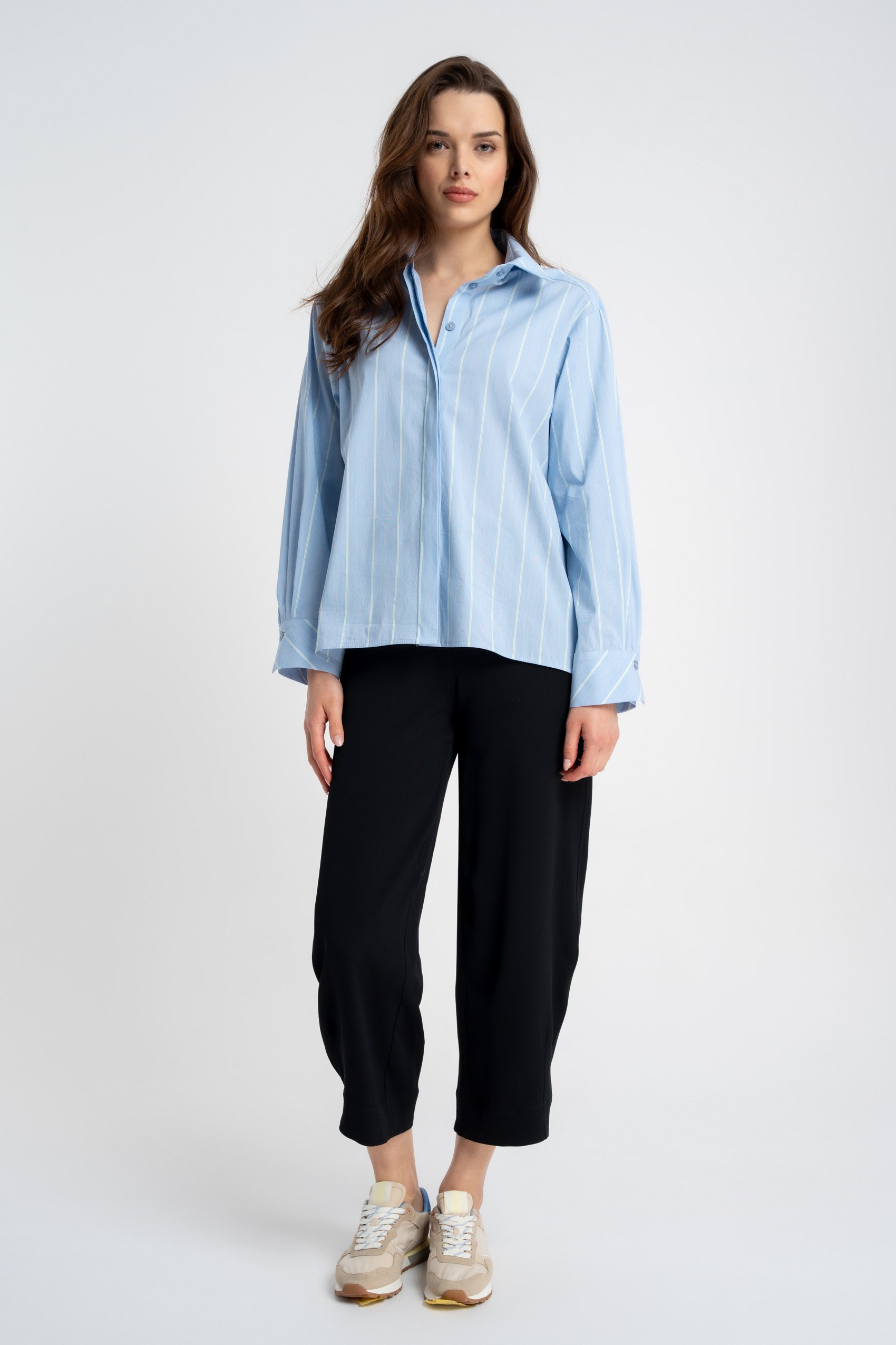 Bluzka Eloria Blue Stripes SS26