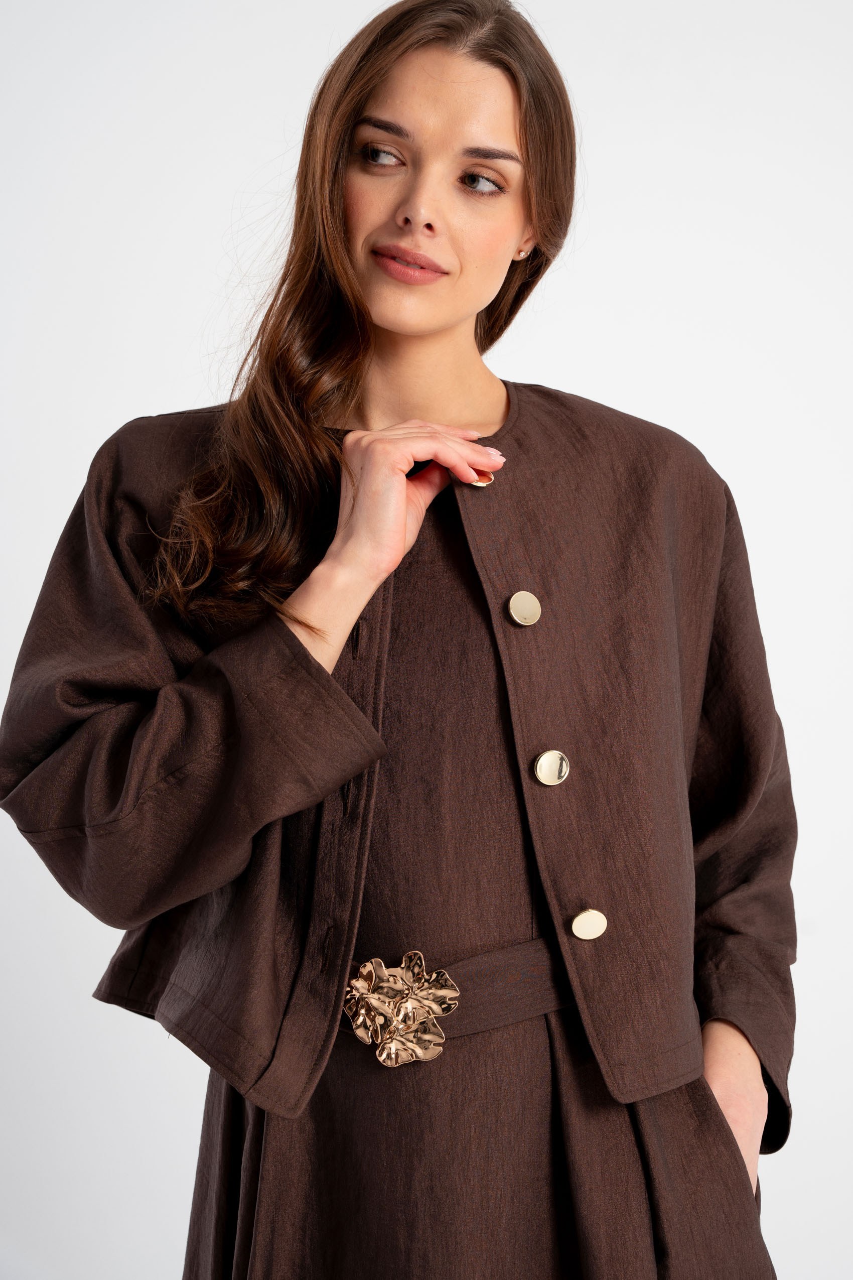 Kurtka Natalie Golden Brown SS26