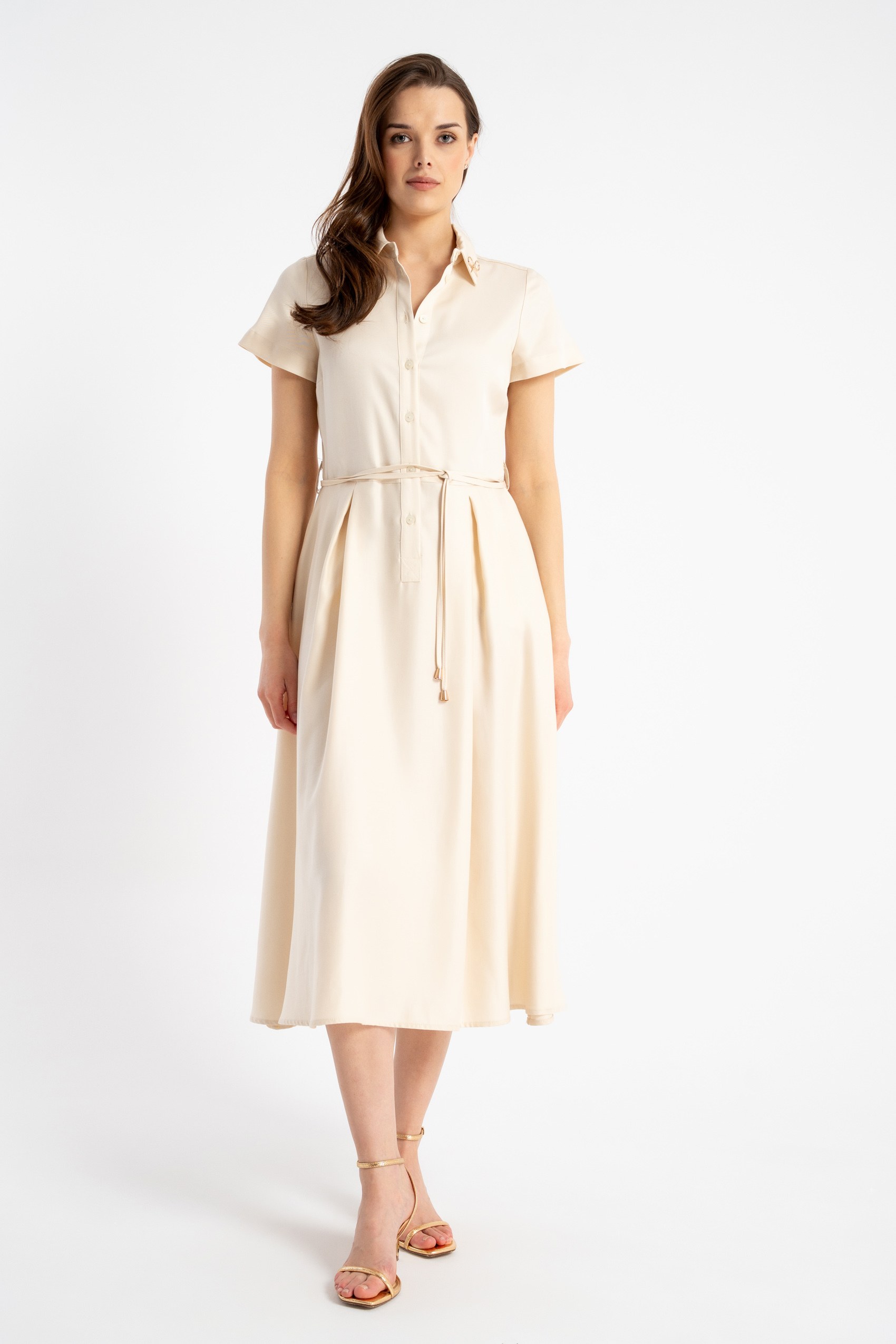 Sukienka Edna Beige SS26
