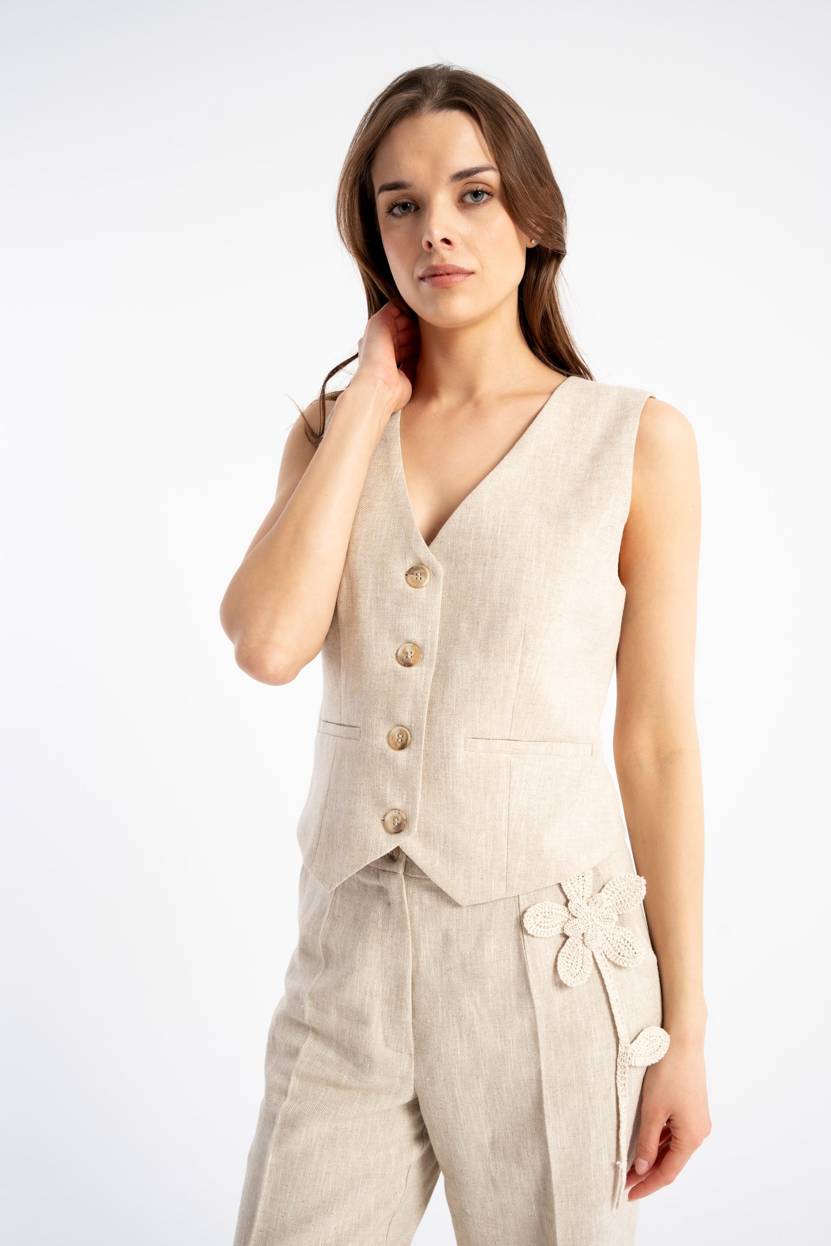 Kamizelka Filip Linen SS26