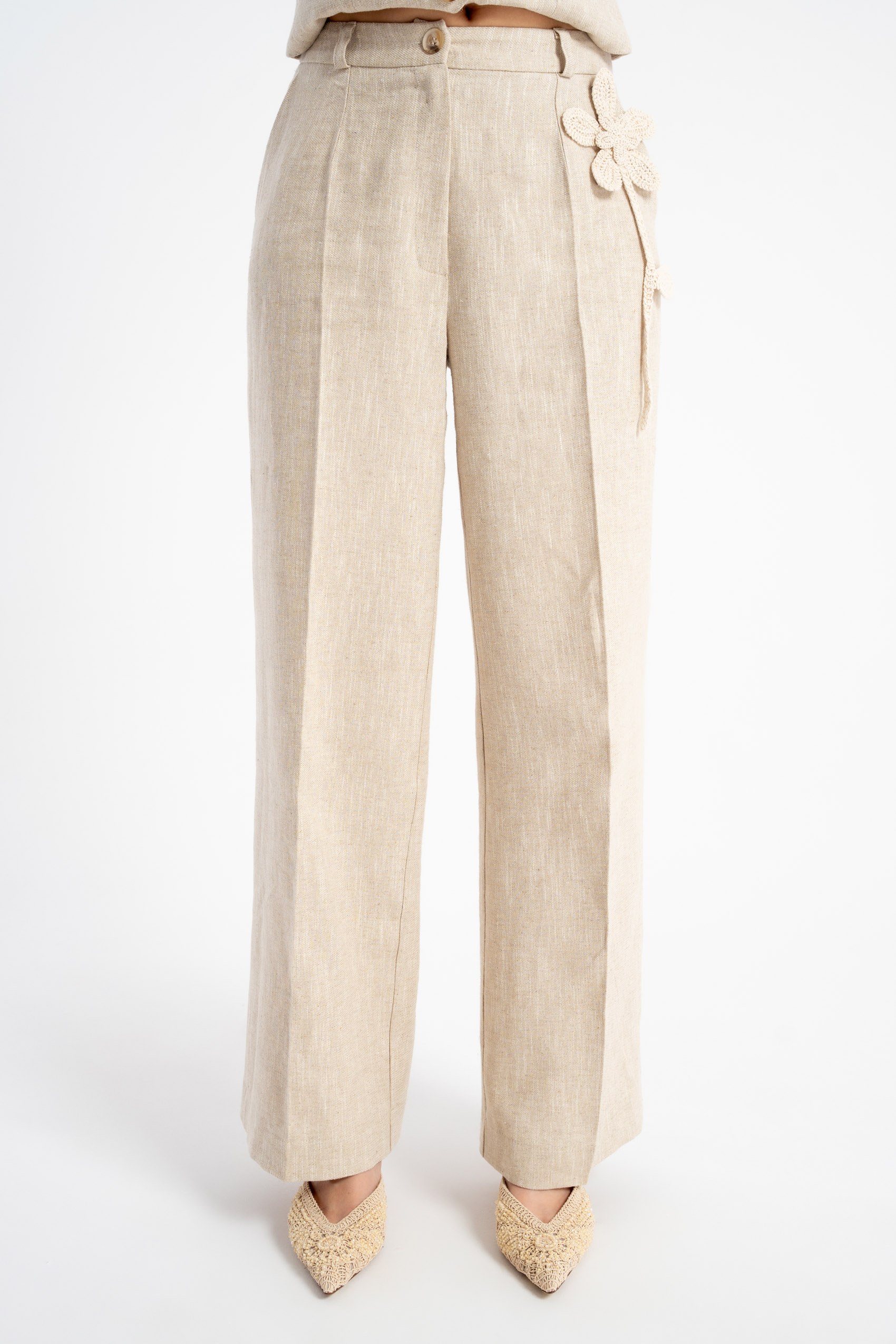 Spodnie Wide Linen SS26