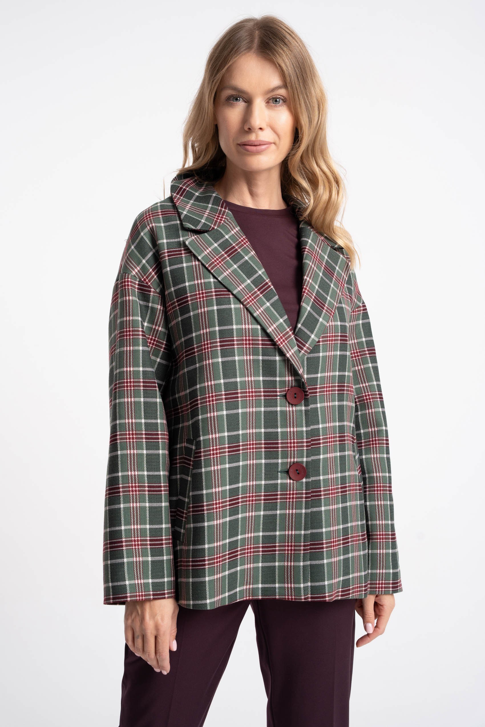 Kurtka Laura Green Cheek AW26