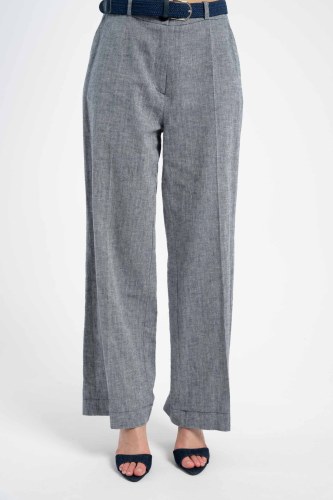 Spodnie Wide Zigzag Navy SS 25