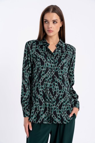Bluzka Kora Green Chain AW25