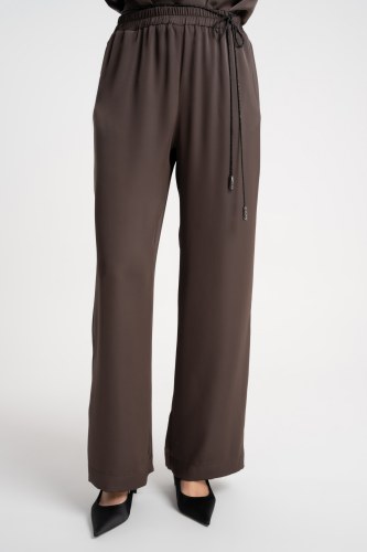 Spodnie Lexie Satin Brown AW25
