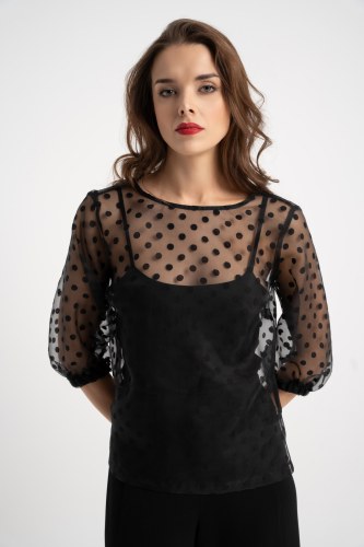 Bluzka Selkie Sheer Dots AW25