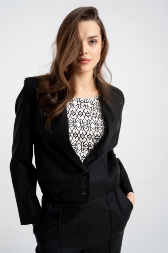 Marynarka Baggy Black SS26