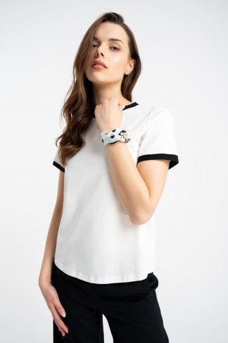 Bluzka Iness White Classy SS26