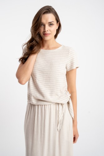 Bluzka Idalia Linen Stripes SS26