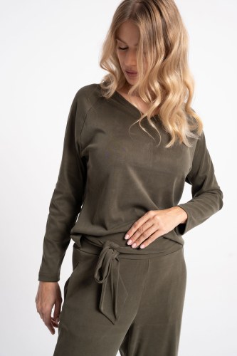 Bluzka Adel Khaki AW26