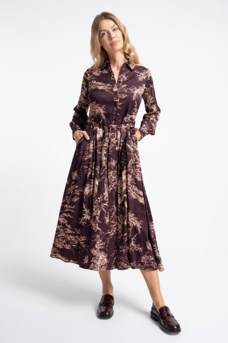 Sukienka Deborah Wine Trees AW26