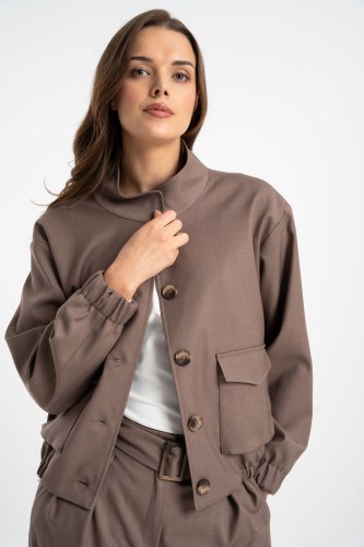Kurtka Melba Mocca AW26