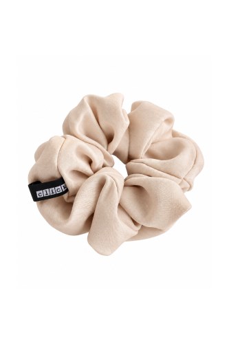 Gumka Scrunchie Bejge Flowers