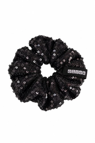 Gumka Scrunchie Sparkle Black
