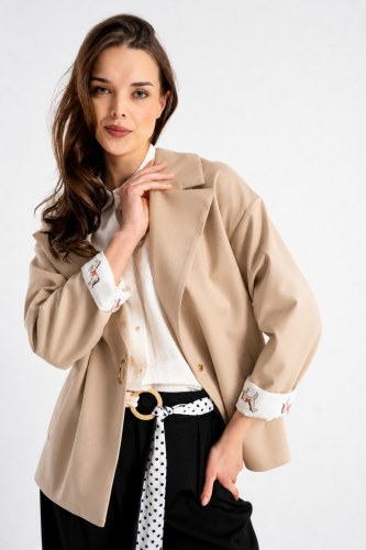 Kurtka Laura Beige SS26
