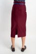 Spódnica Mela Burgund AW 24
