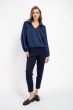 Bluzka Greta Satin Navy AW 24