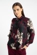 Bluzka Vera Purple Flowers AW25