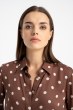 Bluzka Vera Brown Dots AW25