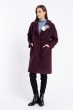 Płaszcz Fluffy Burgund AW25