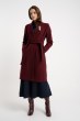 Płaszcz Nessa Burgund AW25