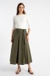 Spódnica Jun Khaki SS26