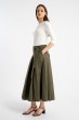 Spódnica Jun Khaki SS26