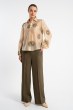 Bluzka Mariola Khaki Flowers SS26