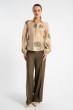 Bluzka Mariola Khaki Flowers SS26
