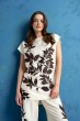Bluzka Rumba Brown Flowers SS26