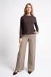 Spodnie Wide Brown Grid AW26