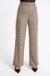 Spodnie Wide Brown Grid AW26