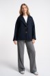 Kurtka Laura Navy Wool Aw26