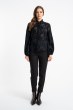 Bluzka Mariola Black Flowers AW26